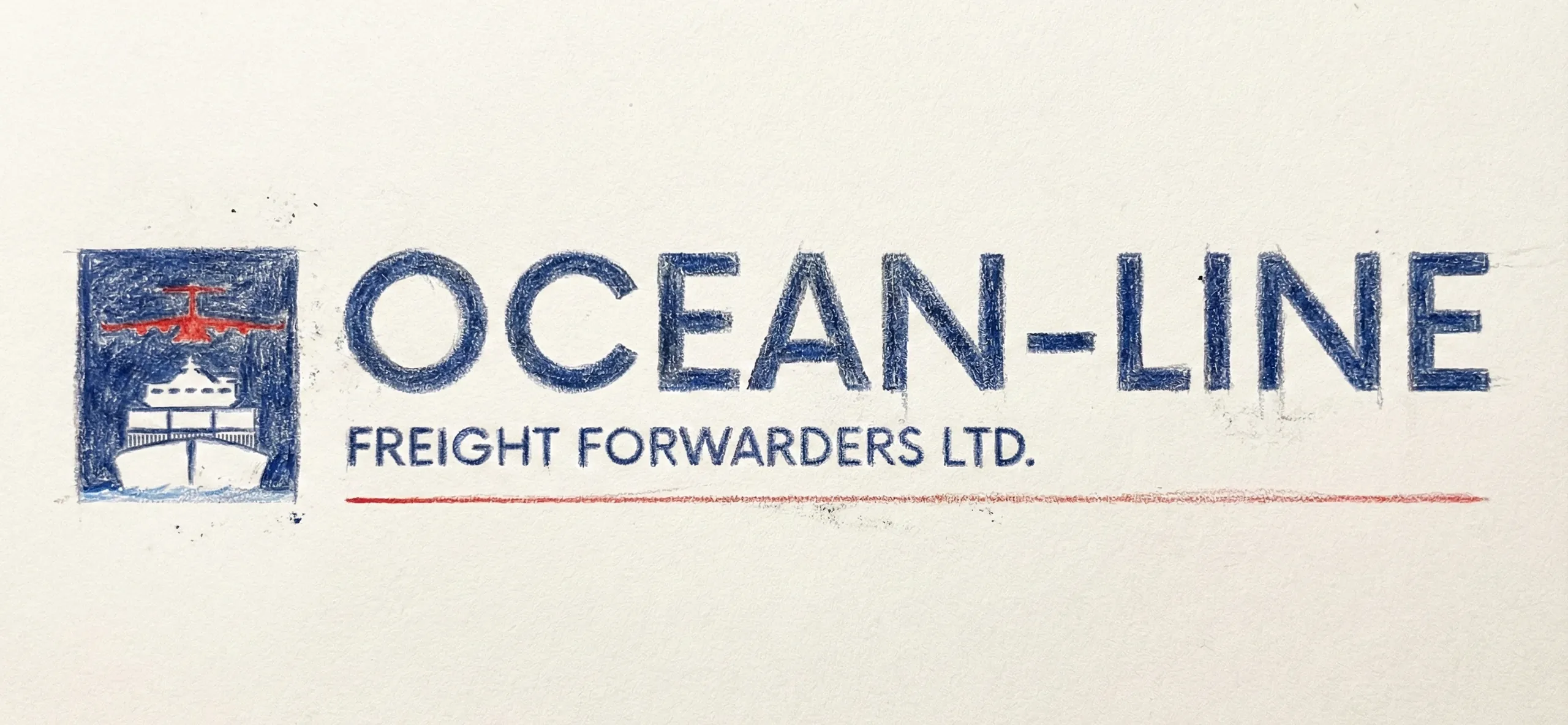 Ocean Line Color Sketch