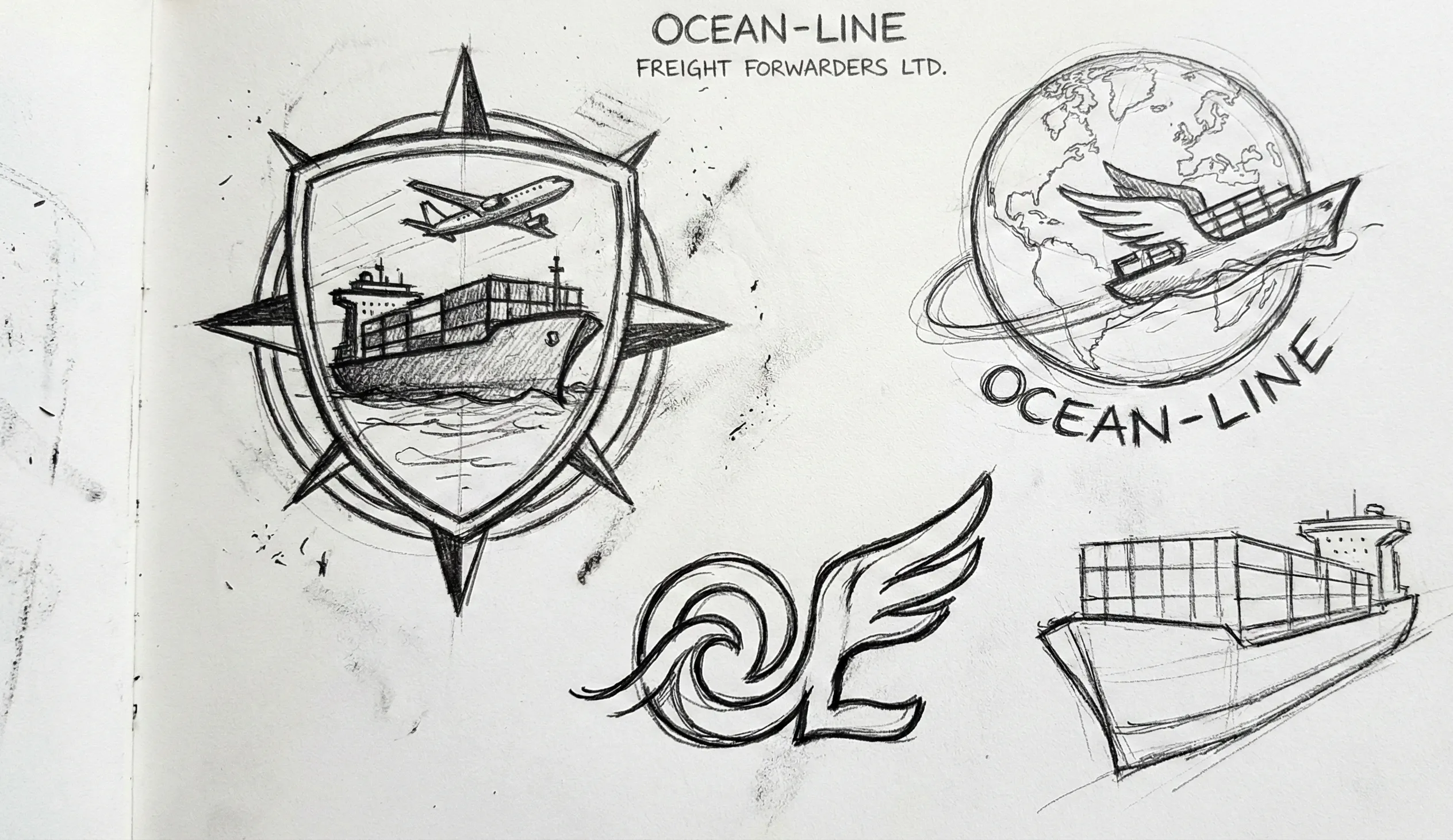 Ocean Line Sketch 02