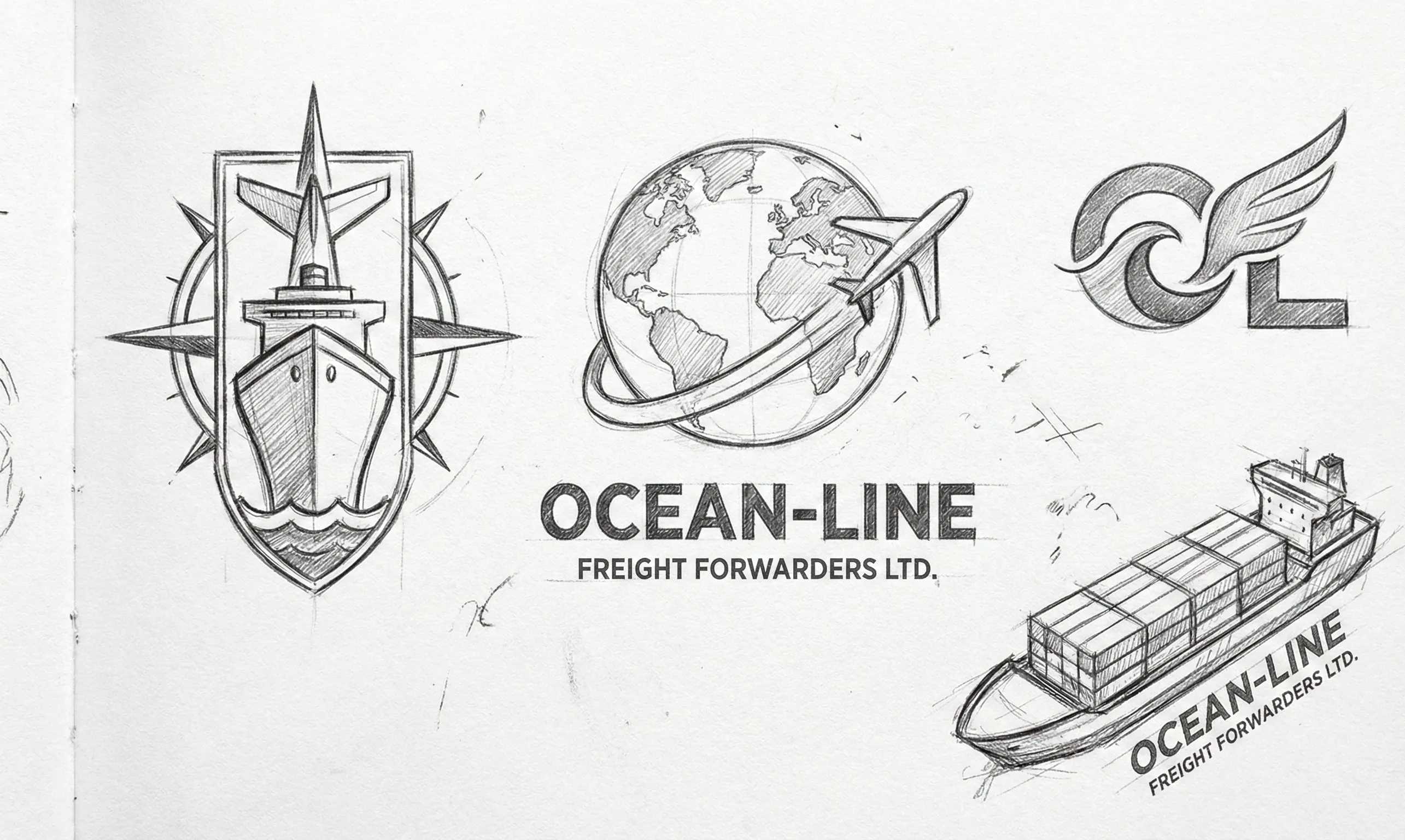 Ocean Line Sketch 03