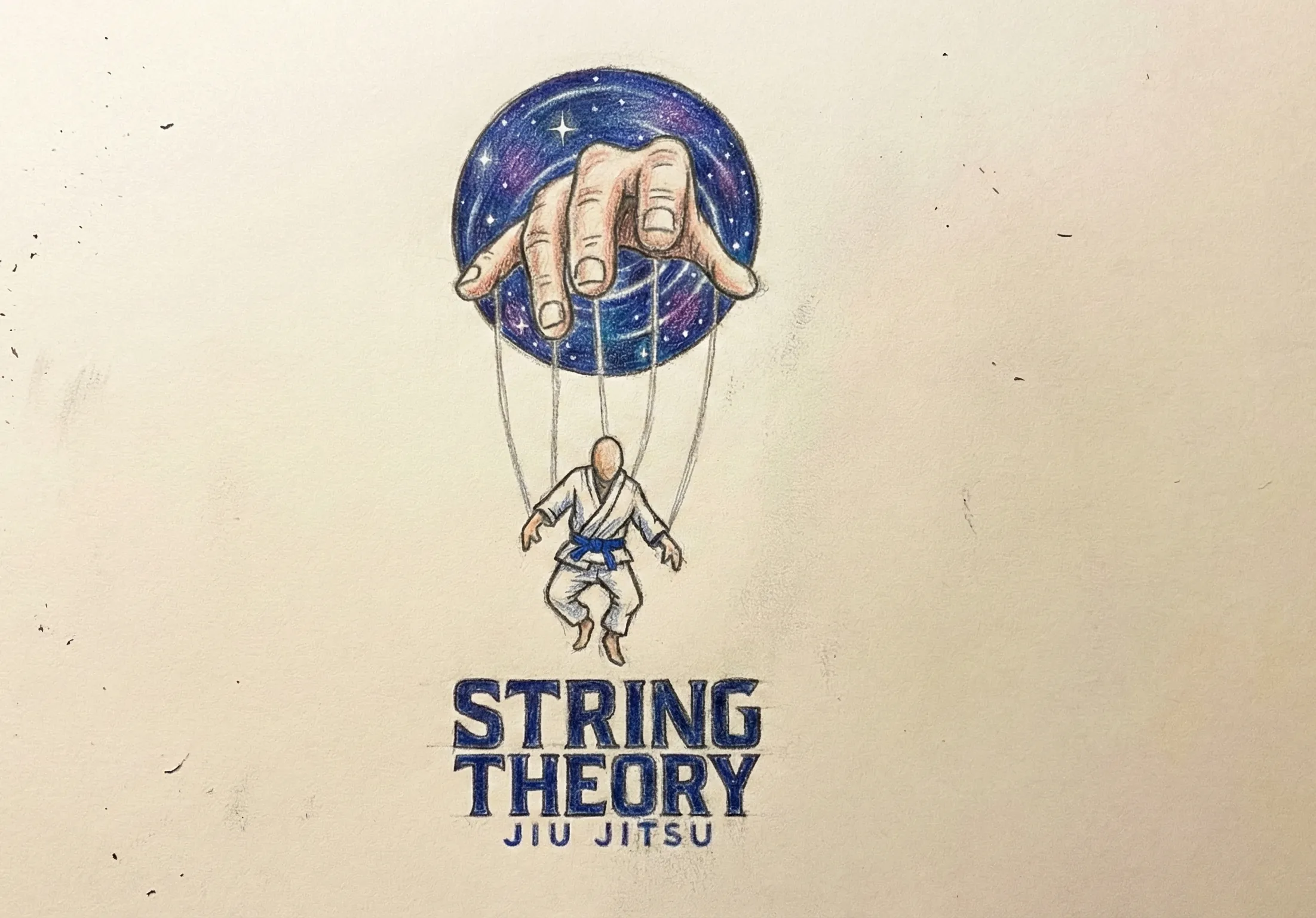 String Theory Color Sketch